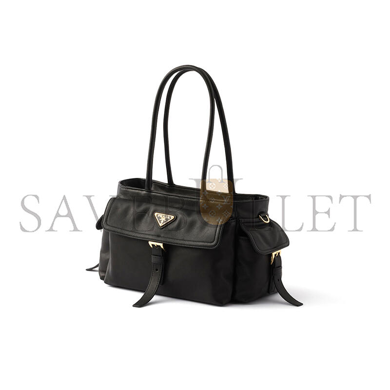 Pra*a explore medium nappa leather tote bag 1bg596 (31*17*11cm)